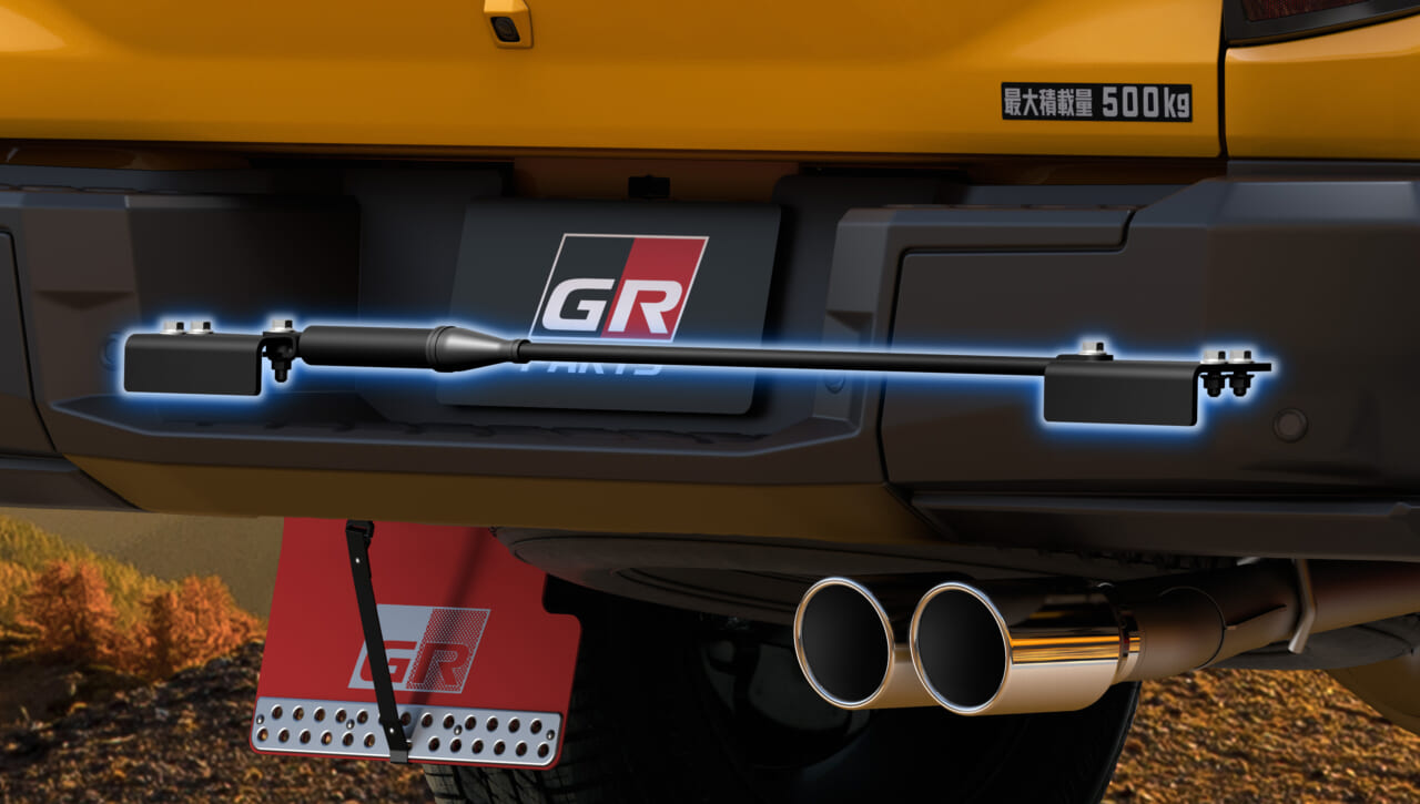 トヨタ 2026年 新型ハイラックス GR PARTS装着車両 GR「パフォーマンスダンパー」｜見た目も、走りも、頑張りたい。新型ハイラックス「GRスタイル」解禁