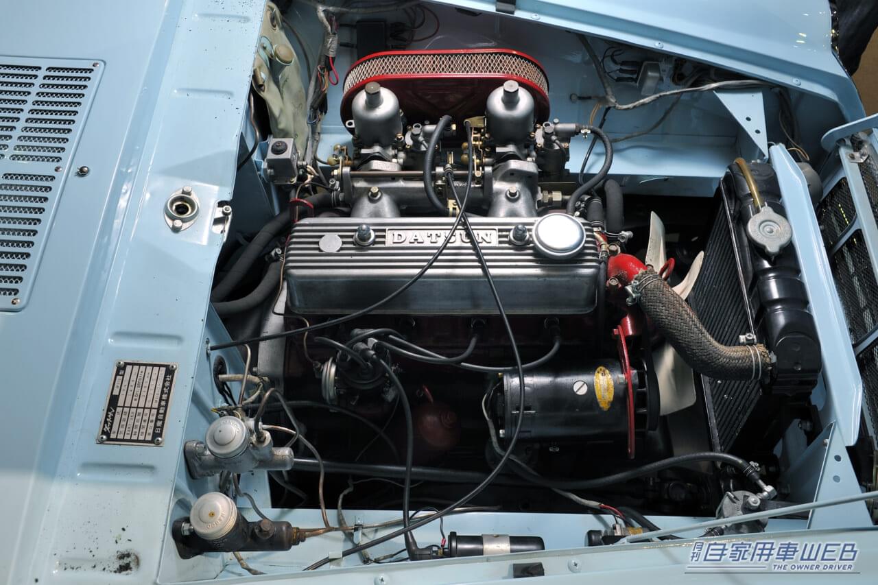 フェアレディ1500(1962年)エンジン|「”貴婦人”というネーミングからは想像できない超スパルタンスポーツ」~今に引き継がれる”世界戦略車”としての血統は、ここから始まった!~