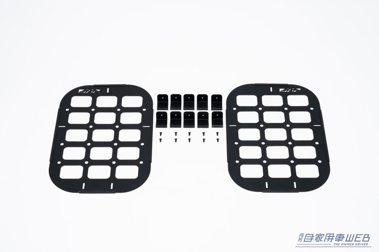 サイドストレージパネル for デリカミニ TYPE2｜デリカミニのラゲッジルームが効率的な収納スペースに変身⁉︎　IPF「サイドストレージパネル TYPE2」が魅せる”見せる収納”とは？