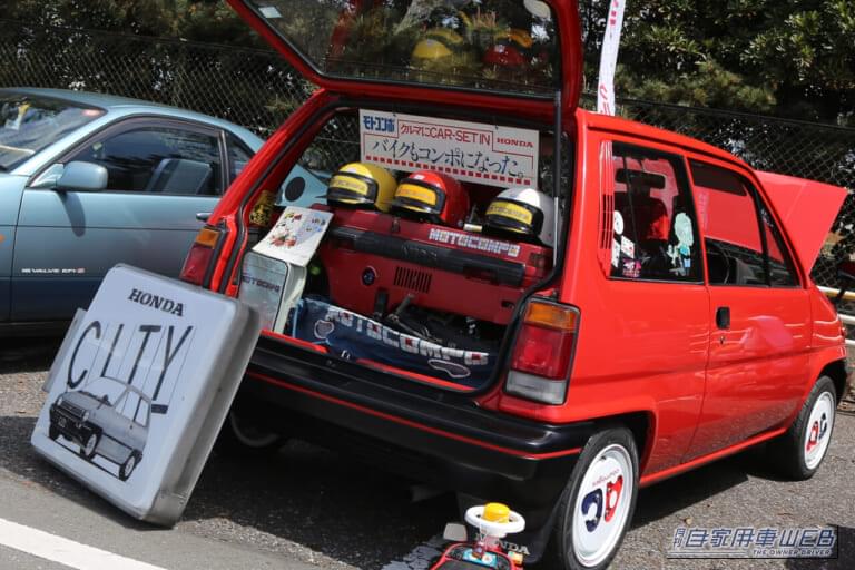 現場へ、初代シティで急行！？ 激レア旧車を仕事で使い倒す、でもエンスー趣味も満喫中（笑）。マニアの理想、ここで発見！【高速有鉛フェスティバル2026】