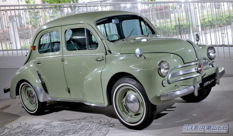 日野・ルノー4CVデラックス(1960年式)|「亀の子ルノー」「神風タクシー」…そのスタイルや高性能さから付けられた愛称。 その実は、日本の自動車産業が世界へと躍進する礎を築いた、歴史的なクルマだった‼︎