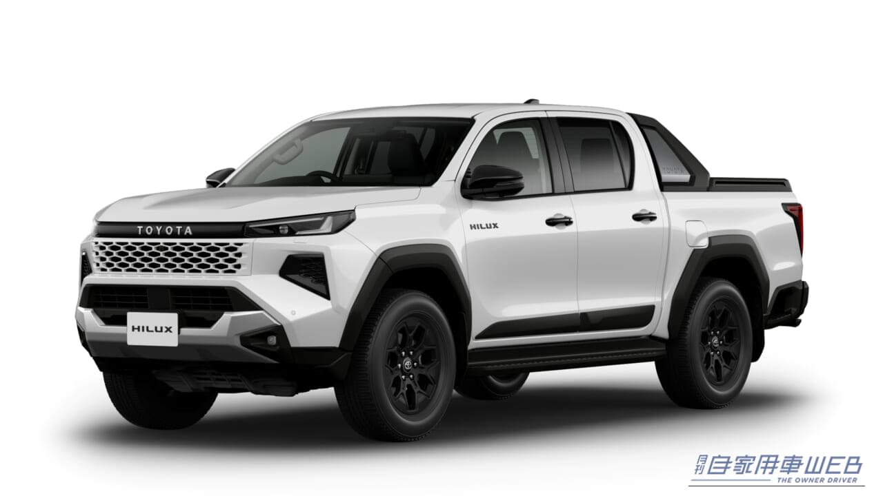 トヨタ 2026年 新型ハイラックス Z“Adventure”（プラチナホワイトパールマイカ）｜新型「ハイラックス」国内導入を発表。内装＆装備が大進化した、最強の「遊びクルマ」500万円切りで登場！