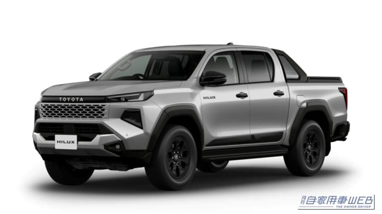 トヨタ 2026年 新型ハイラックス Z“Adventure”（シルバーメタリック）｜新型「ハイラックス」国内導入を発表。内装＆装備が大進化した、最強の「遊びクルマ」500万円切りで登場！