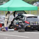エンジントラブルによりリペアエリアに運ばれたDXLアラゴスタNOPRO☆DEMIO