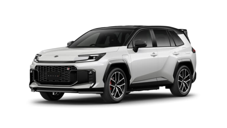 GR SPORT(プラグインハイブリッド車)(ブラック×プラチナホワイトパールマイカ)|トヨタ RAV4(2025/12-)の最新値引き&納期情報〈いま新車で買えるクルマカタログ〉トヨタの次世代を先取りした最新ミドルSUV