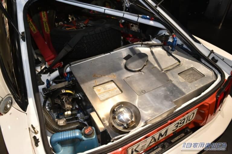 特殊ゴム製の安全タンク｜強力な欧州メーカーの壁を打ち破った日本初のWRCチャンピオンマシン・セリカGT-FOUR（ST165型）