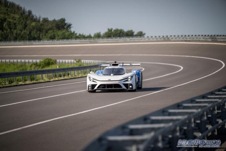 「TR LH2 Racing Prototype」｜トヨタ、ル・マンで液体水素レーシングプロトタイプのデモ走行を初披露