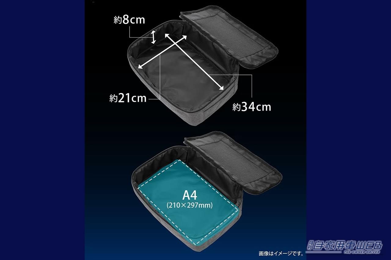 カーメイト CX531K ジムニー専用 助手席下収納バッグ サイズ｜「ココ、活用しないのはもったいない…」デッドスペースにスッポリとハマる！ 愛車をさりげなくバージョンアップ！ 目立たないのが嬉しい［カーメイト CX531K］