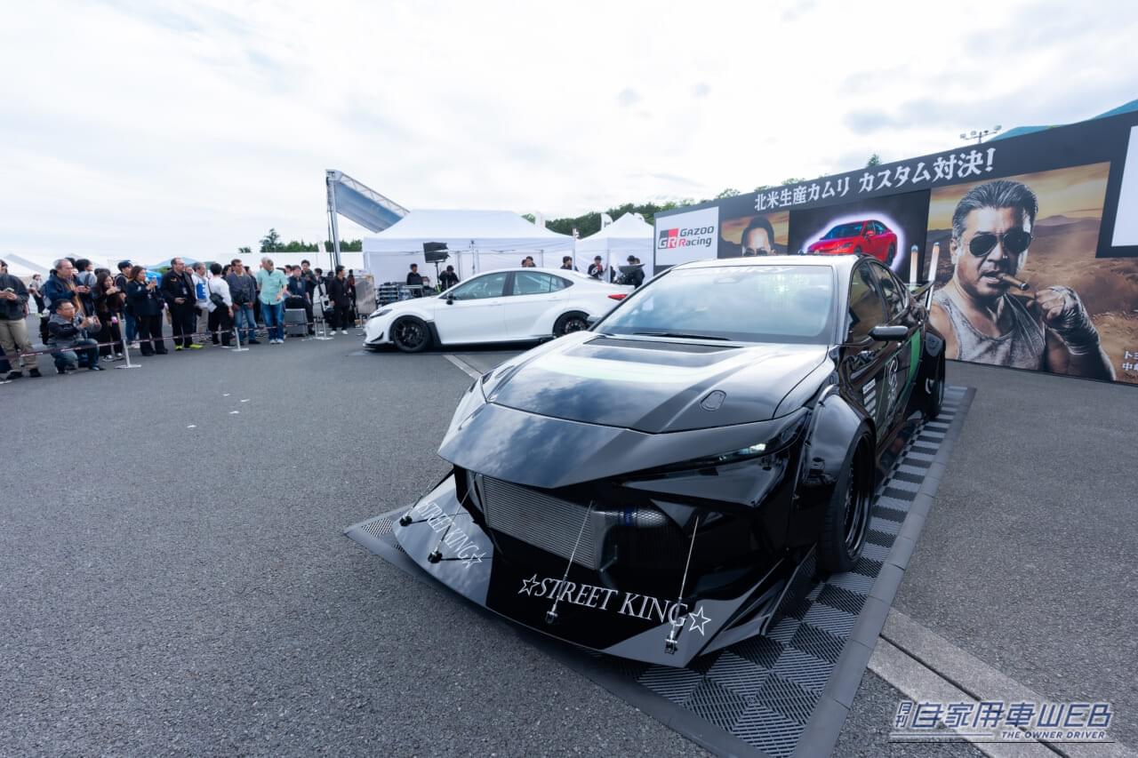 ｜700馬力ツインエンジンvsグラチャンFR仕様爆誕!!　GRとTRが激突！北米生産カムリのカスタム対決を富士24時間で開催、ファン投票で勝者を決定へ！