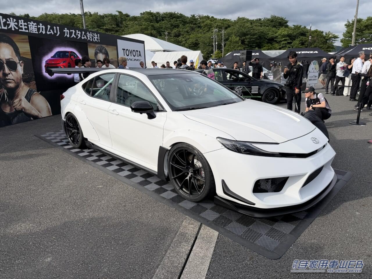 ｜700馬力ツインエンジンvsグラチャンFR仕様爆誕!!　GRとTRが激突！北米生産カムリのカスタム対決を富士24時間で開催、ファン投票で勝者を決定へ！