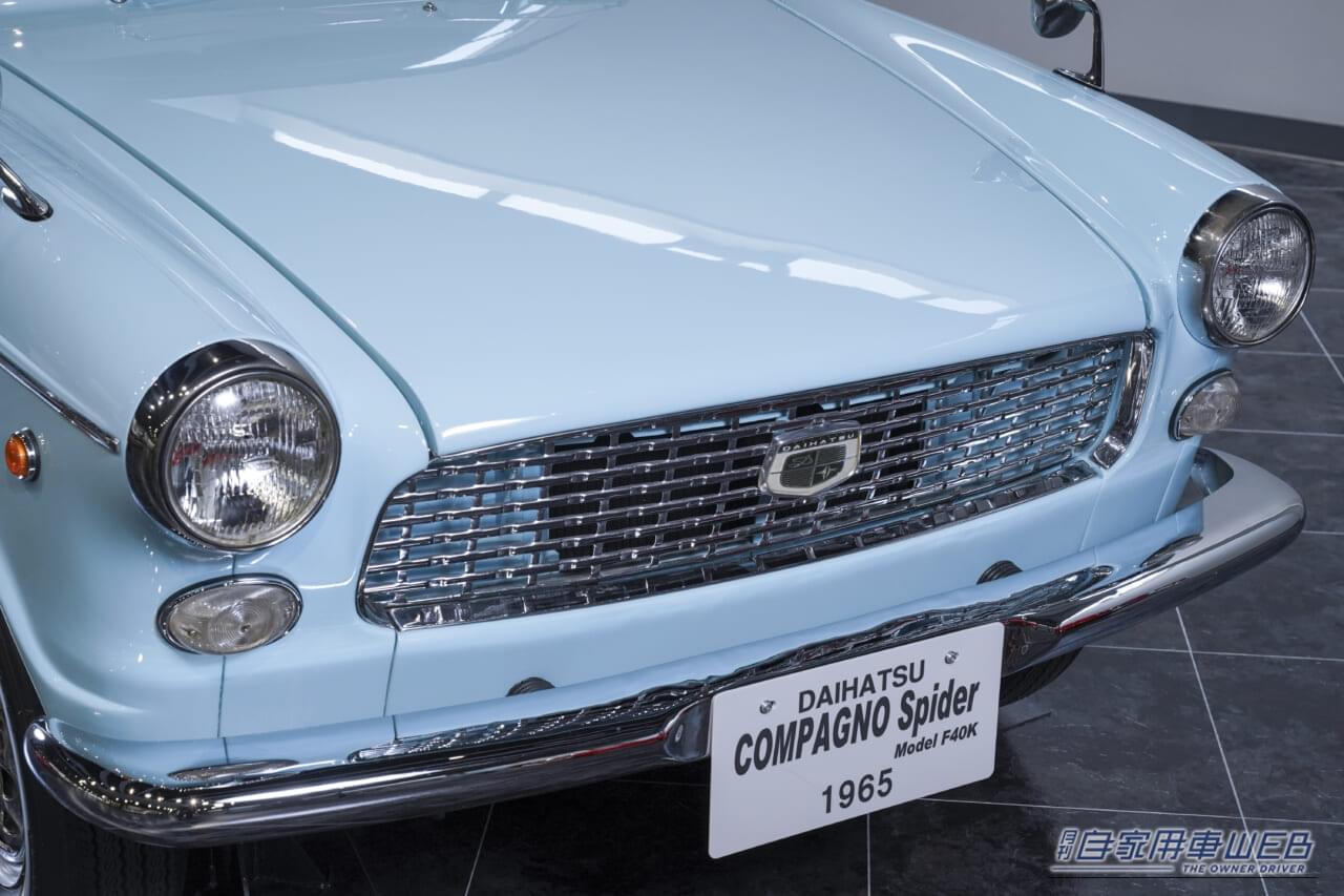 コンパーノスパイダー｜フェラーリを手掛けた巨匠・ヴィニャーレが手掛けた「優美なフォルムを纏った和製イタリアン・クラシック」は、ダイハツの乗用車１号モデル⁉︎