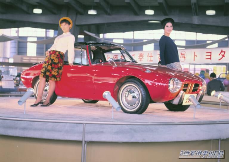 第11回東京モーターショーに展示されたパブリカスポーツ第2次試作車｜「スポーツカーの原点は、馬力ではなく”軽さ”だ！」航空機技術が凝縮された軽量＆空力ボディのライトウエイトスポーツの傑作車