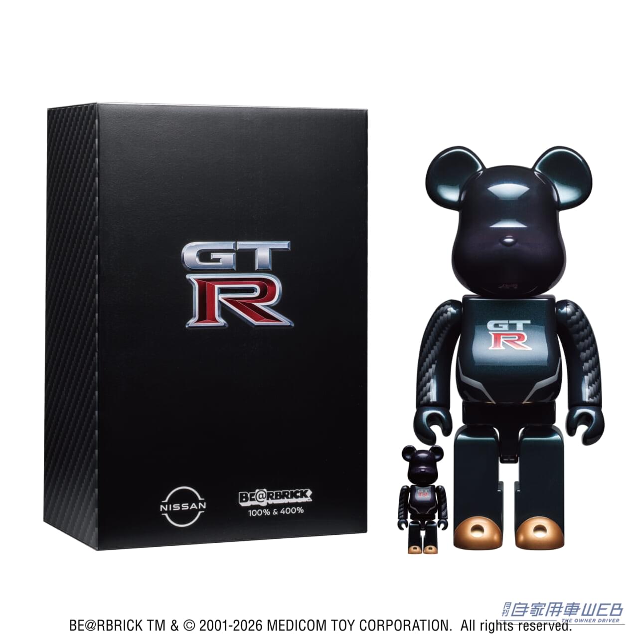 ｜あの伝説のマシンがベアブリックに！　『NISSAN GT‑R BE@RBRICK 100% & 400%』7/2発売