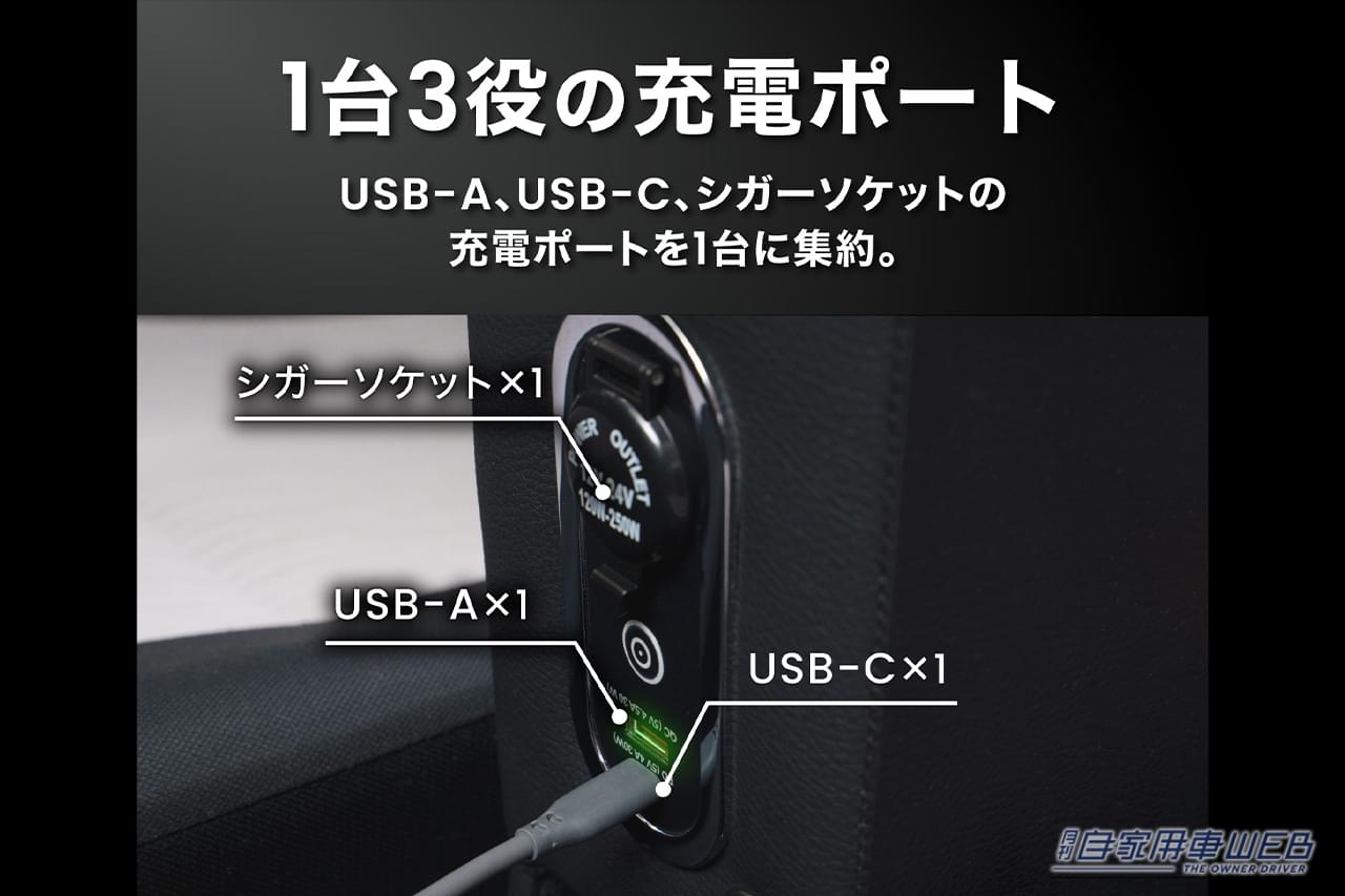 クラフトワークス ミライース専用 LEDコンソールボックス 充電ポート｜「えっ…置くだけで装着できるの？」まるで純正のようなフィット感。デッドスペースを有効活用できるアイテム。幅広い車種に対応する多機能カーグッズを紹介！