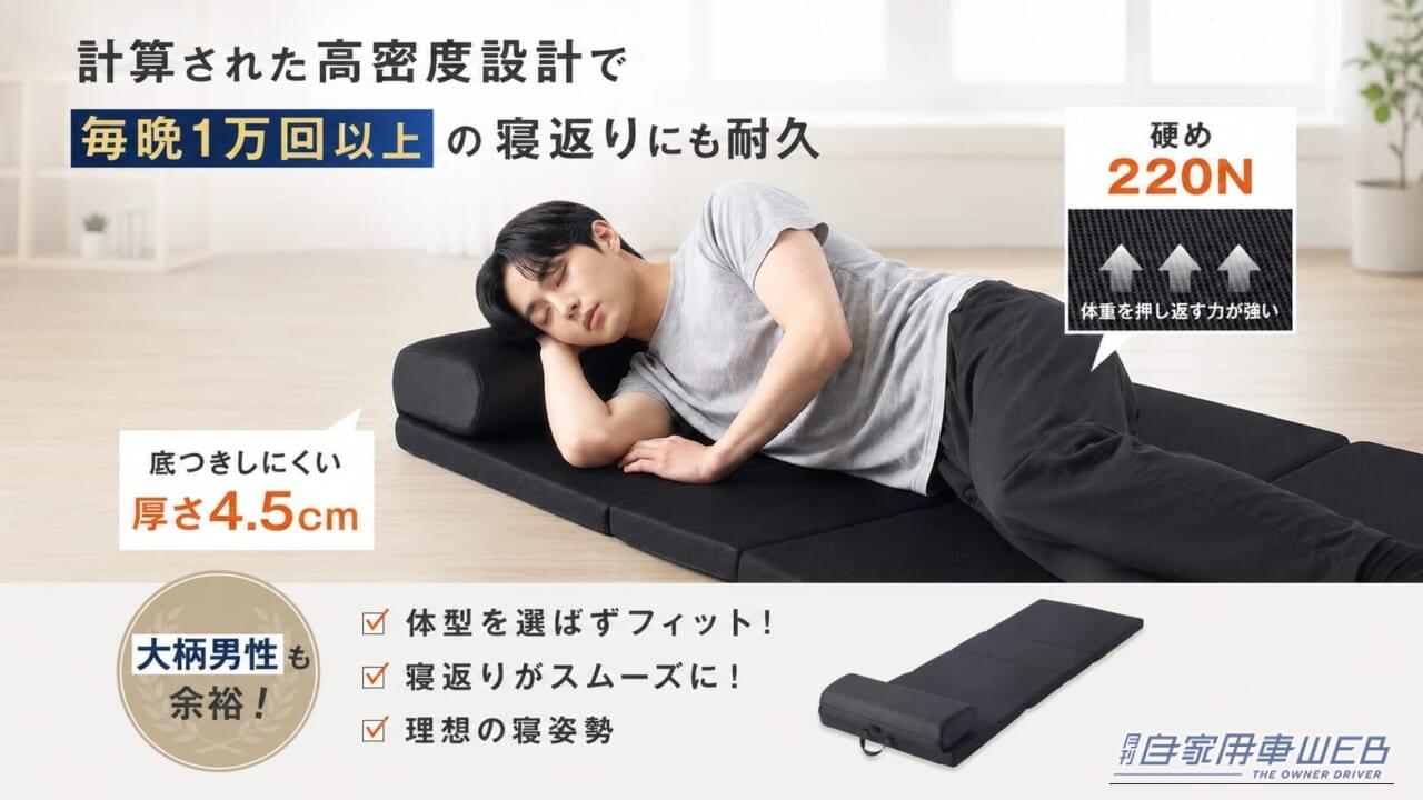 ネムリトリップマットレス［GOKUMIN（ゴクミン）］ 使用例｜「これは期待大…」知ってる人は使ってる“GOKUMIN”に待望のコンパクトモデルが登場！ あらゆる場所で本気で眠れるヤバいアイテムを紹介！［ネムリトリップマットレス］