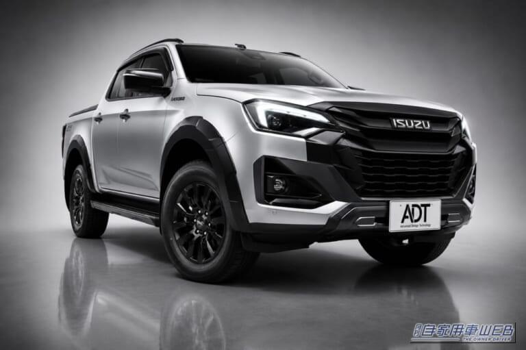 【車体前方】ISUZU D-MAX VCROSS 3L Diesel Tirbo タイ生産モデル |ランクルでもハイラックスでもない、全長5.2m超えの「いすゞ巨大ピックアップ」が日本で買える!3Lディーゼル搭載「D-MAX」7月1日より販売