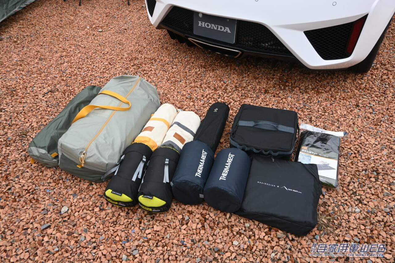 ｜「正気なの⁉ スポーツカーでキャンプって」NSXとシビックRSが想像以上に万能だった