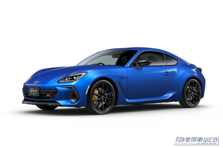 SUBARU BRZ 「STI Sport」|FRピュアスポーツカー「SUBARU BRZ」がさらに進化!アイサイトの安全性向上とモータースポーツ直系のシフト操作感を導入!