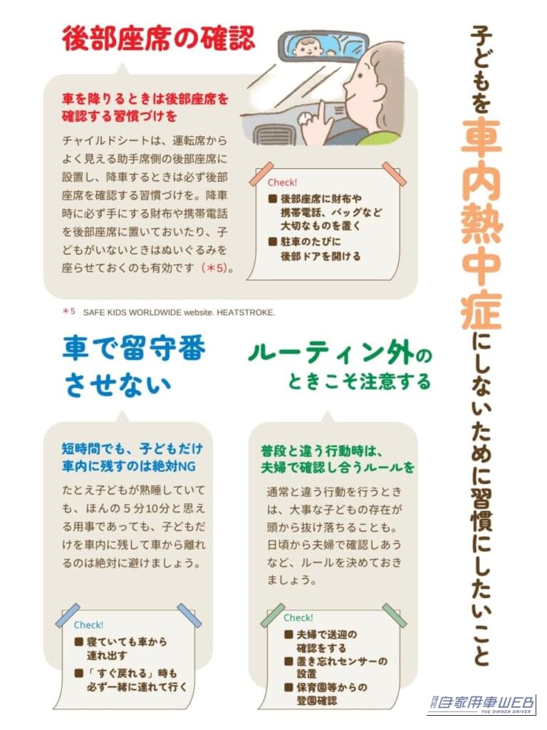 子どもを置き去りにしない工夫｜［第2回］子どもの車内置き去り事故はなぜ起きる？ 「預けたつもり」が招く“うっかり”の危険性