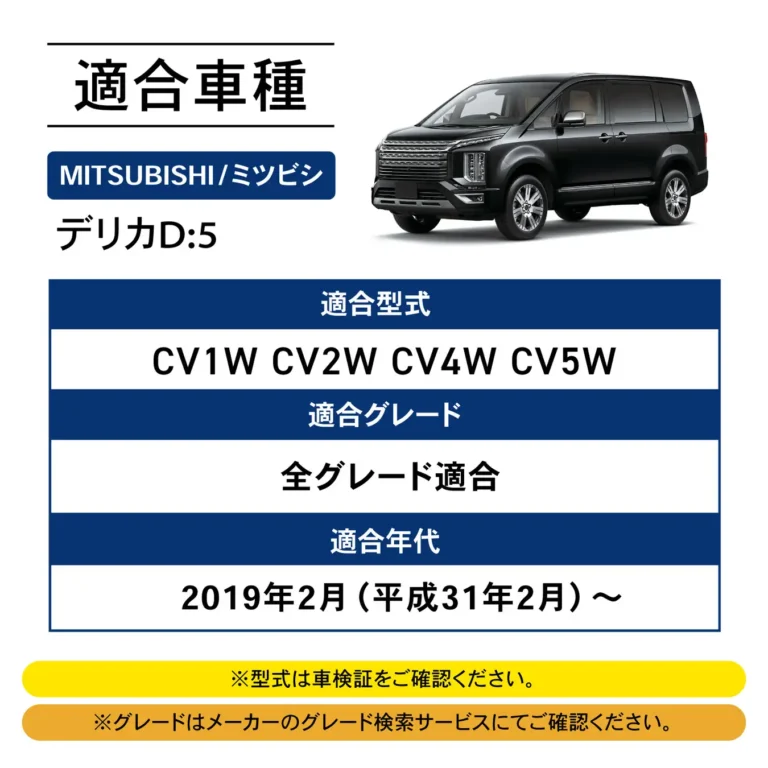 クラフトワークスのアイドリングストップキャンセラーの適合車種。三菱 デリカD:5｜「マジでイライラするわ…」アイドリングストップ機能を常時OFFできる！純正スイッチのように取付可能な［アイドリングストップキャンセラー］を紹介！