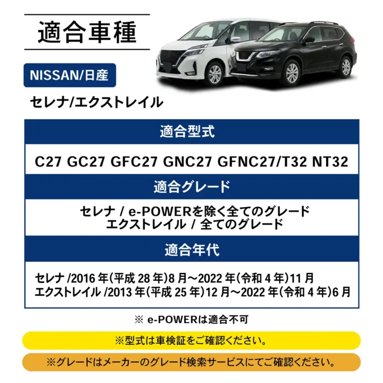 クラフトワークスのアイドリングストップキャンセラーの適合車種。日産 セレナ・エクストレイル｜「マジでイライラするわ…」アイドリングストップ機能を常時OFFできる！純正スイッチのように取付可能な［アイドリングストップキャンセラー］を紹介！