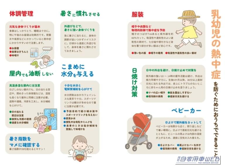 熱中症を起こさないことが大切｜［第5回］子どもが熱中症かなと思ったら？ 車内・外出先でできる応急処置と119番の目安