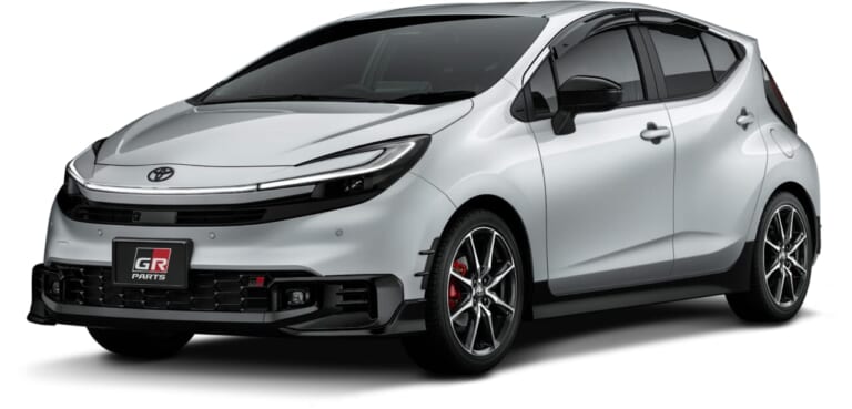 2026年 新型アクア GR PARTS装着車両 フロントマスク｜アクア用「GRパーツ」新発売。チューニングがリーズナブルに楽しめる、コスパ最強アイテムがラインナップ