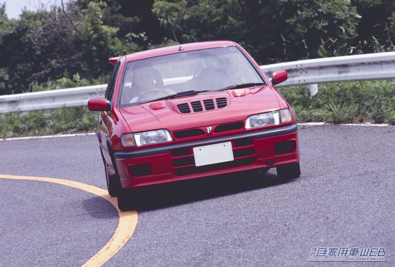 パルサーGTi-R 走り|「勝つことを宿命として生まれたモンスターコンパクト」 圧倒的な加速力とは裏腹に、極端な“フロントヘビー”と“どアンダー”なハンドリングで直線番長とまで揶揄された悲運の『GTi-R』