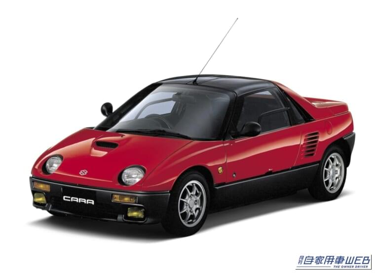 スズキ CARA(キャラ)の写真|バブルが生んだ34年前の軽スーパーカー。唯一無二のドアを記憶している人も多いはず。マツダが生んだ偉大な経スポーツ「オートザム・AZ-1」を掘り下げる