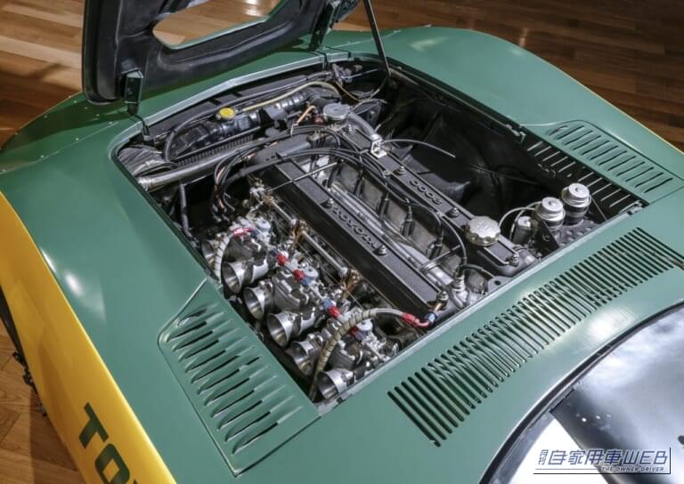 トヨタ2000GT スピードトライアル(エンジンルーム)|それは60年前の偉業だった! 72時間スピードトライアルで16の世界新記録を樹立した「日本が誇る伝説のGTスポーツクーペ」。