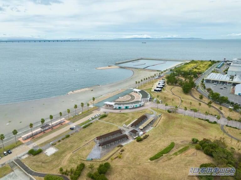RVパーク 二色の浜公園 海浜緑地|「車中泊で“海”へ行こう!」はじめての方でも安心して利用できるRVパーク特選情報 【大阪府/RVパーク 二色の浜公園 海浜緑地】