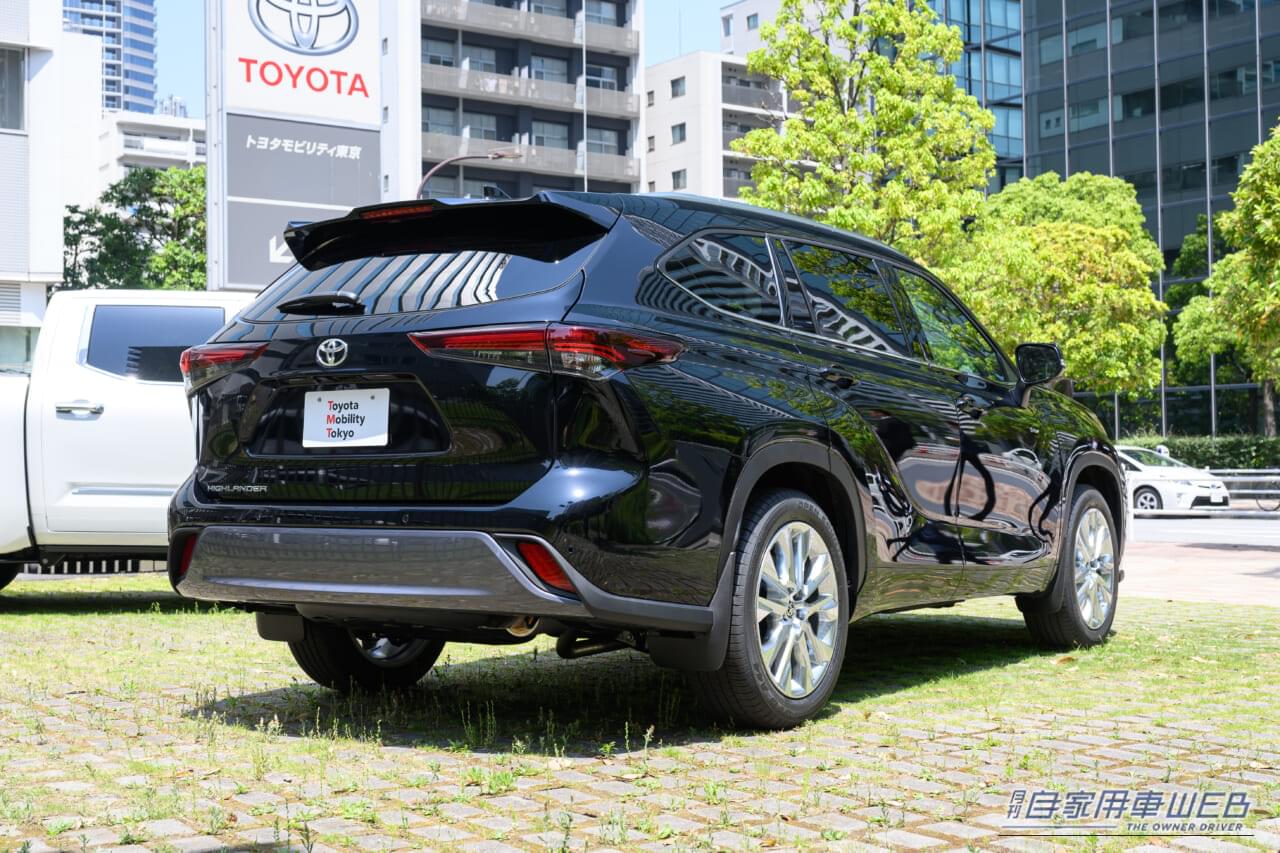 トヨタ・ハイランダー|【今後の試金石】レアな海外希少モデルは日本で売れる? 注目の3列SUV「ハイランダー」が全国販売を開始