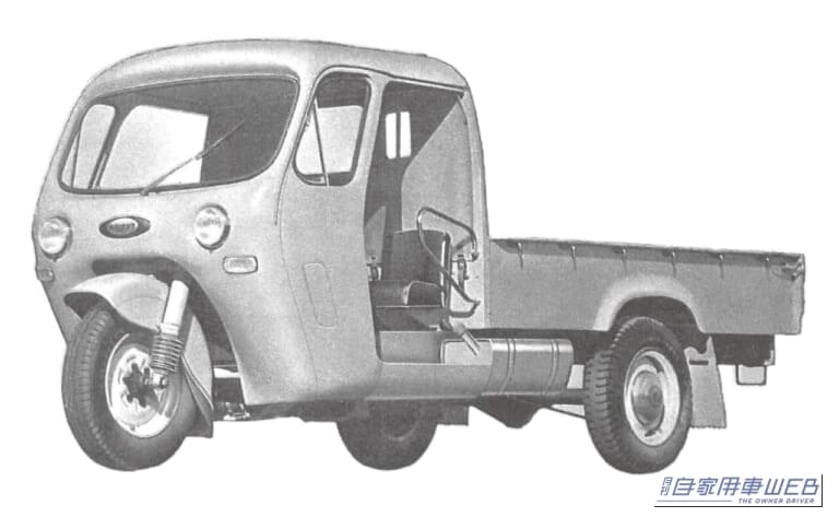 オリエント TR型(1955年)|「日本の復興を支えた三つの輪」戦後日本の原動力となったオート三輪の歴史にクローズアップ!