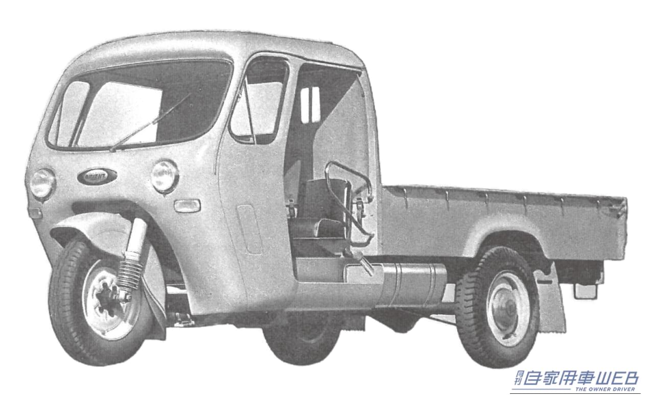 オリエント TR型（1955年）｜「日本の復興を支えた三つの輪」戦後日本の原動力となったオート三輪の歴史にクローズアップ！