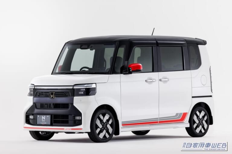 ホンダN-BOX　ホンダアクセス用品装着車｜完成度スゴすぎ！ 新型N-BOXカスタムをさらに精悍に仕立てる「赤いアクセントの純正スポーツパーツ」