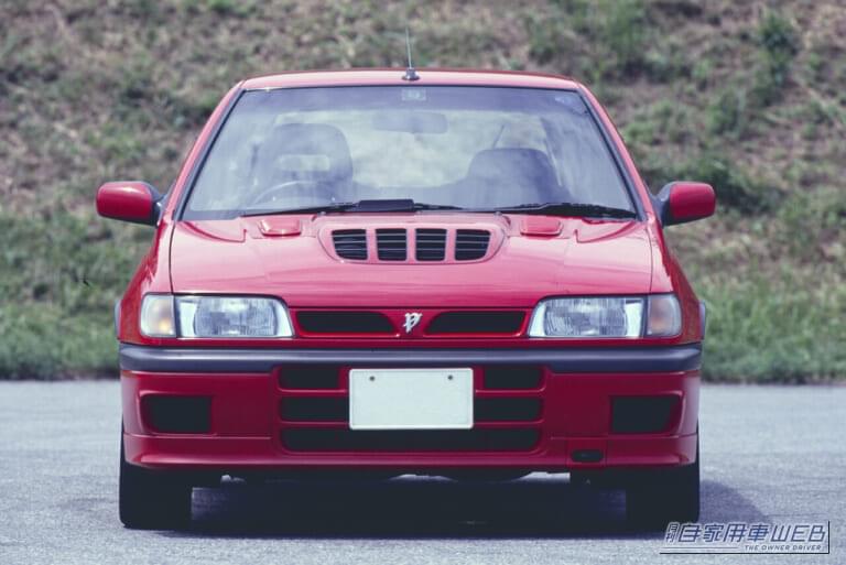 パルサーGTi-R(フロント)|「勝つことを宿命として生まれたモンスターコンパクト」 圧倒的な加速力とは裏腹に、極端な“フロントヘビー”と“どアンダー”なハンドリングで直線番長とまで揶揄された悲運の『GTi-R』