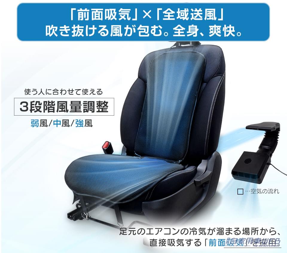 ファンバッグを大型化したことで、シート全体からしっかりと風を送ることが可能に。｜クラファンで約1200万円を集めた送風シートがAmazonに登場！背中やお尻の“汗・蒸れ問題”を軽減する「SPEEDER フルカバーファンシート 爽快」