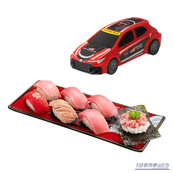 スシロー×GAZOO Racing コラボキャンペーン|【絶対欲しい】まさかのスシローとコラボ!?寿司ネタ仕様のGR86やスープラなど全4種のミニカー付き限定メニュー登場