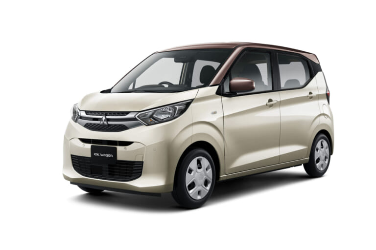 eKワゴン|三菱「eKクロス」「eKワゴン」一部改良【後席の安全機能と急速充電ポート装備で利便性を向上】
