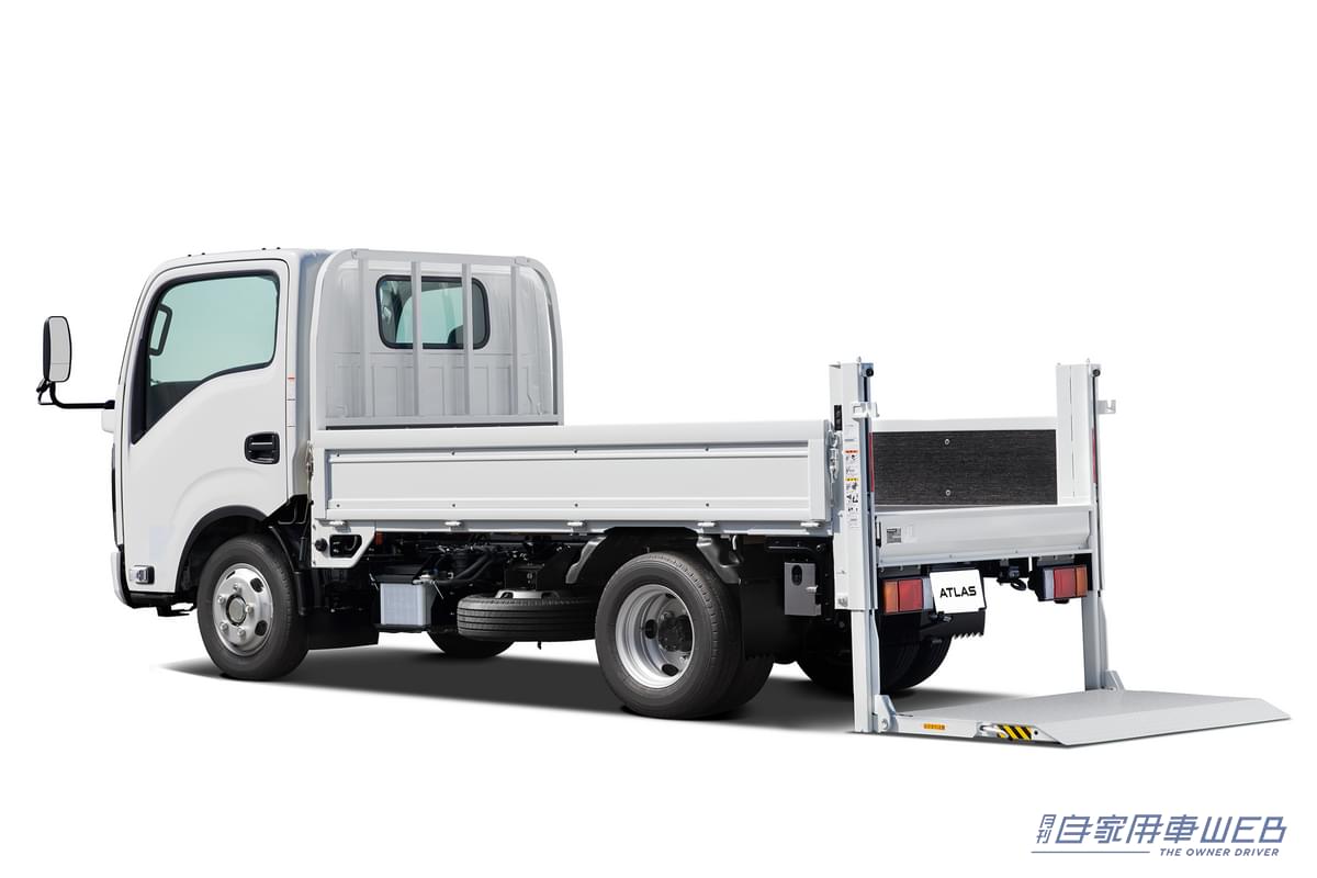アトラス「ワークユースビークル」|AT普通免許で乗れる日産「アトラス」に4WDモデルが登場!充実の安全装備で誰もが乗れる万能トラックに