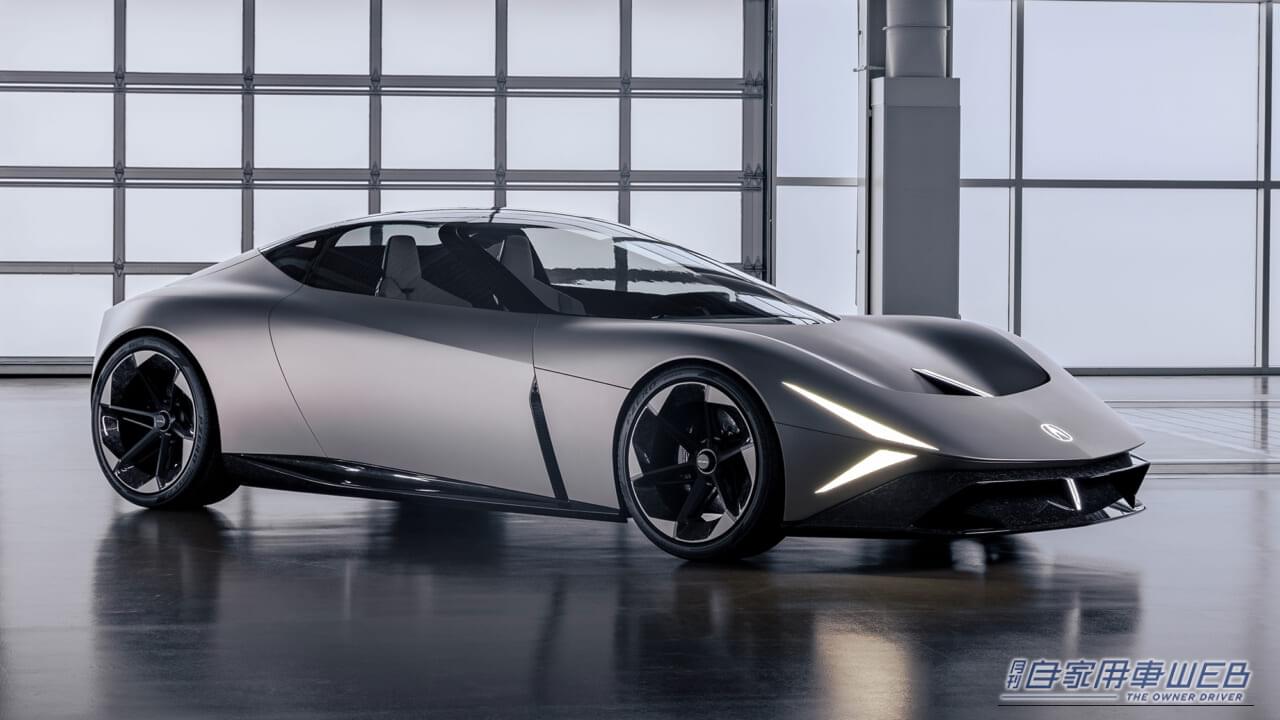 Acura NEXERA Vision（アキュラ・ネクセラ・ビジョン）のフロントから右サイトビューの画像｜ホンダ、アキュラの次世代デザインを示す「Acura NEXERA Vision」を世界初公開【数年内登場の次期RDXから順次採用へ】