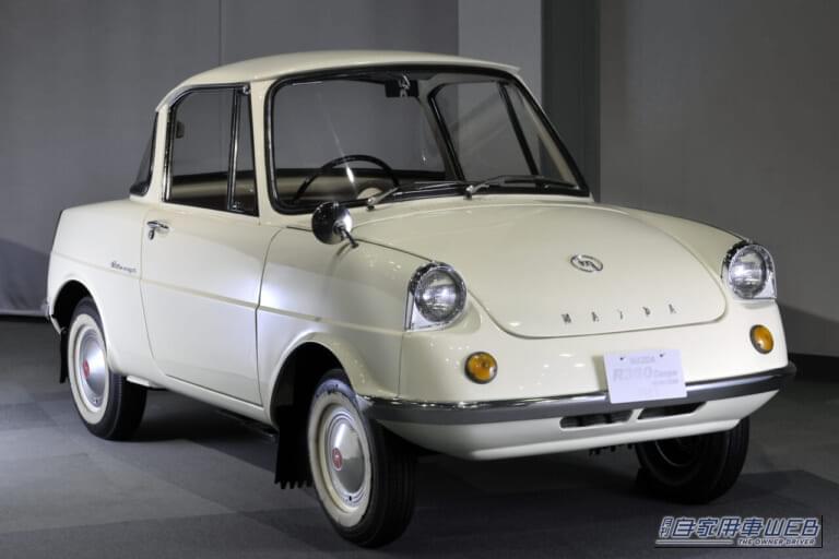 R360クーペ フロントスタイル|「車両重量…なんと395kg!」「車両価格…もっとビックリ、30万円!? 」 しかし、重量や価格だけでなく、詰め込まれた先進技術も“破格”だった【マツダ・R360クーペ】のここがスゴイ