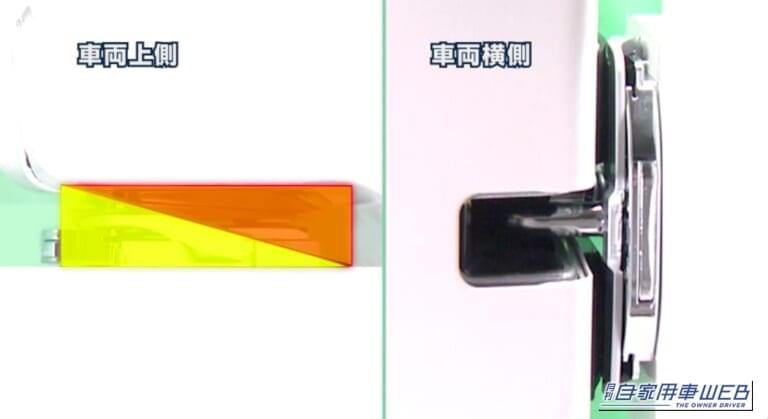 ドアストライカーのスライディング機構の解説画像｜「小さいパーツだが効果はスゴい…」トヨタ純正オプションとしても採用。交換するだけでボディ剛性の向上が期待できる［アイシン・ドアスタビライザー］を紹介