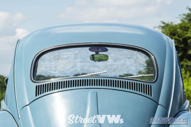 1958～1964年式　スモールスクウェア・ウィンドー｜試作車登場から88年！ 生産中止となった今も世界中で愛され続けている。長年、少しづつ変化し続けた【フォルクスワーゲン・タイプⅠ】。その年代の見分け方はリアウインドー形状にあった。