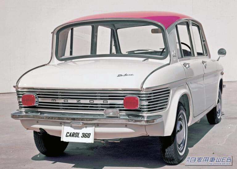 後期型キャリルリア|64年前、軽自動車の常識を大きく覆したクルマがあった。「軽自動車であることを我慢しない」「庶民が夢見られる本格的な乗用車」として誕生した【マツダ・キャロル】