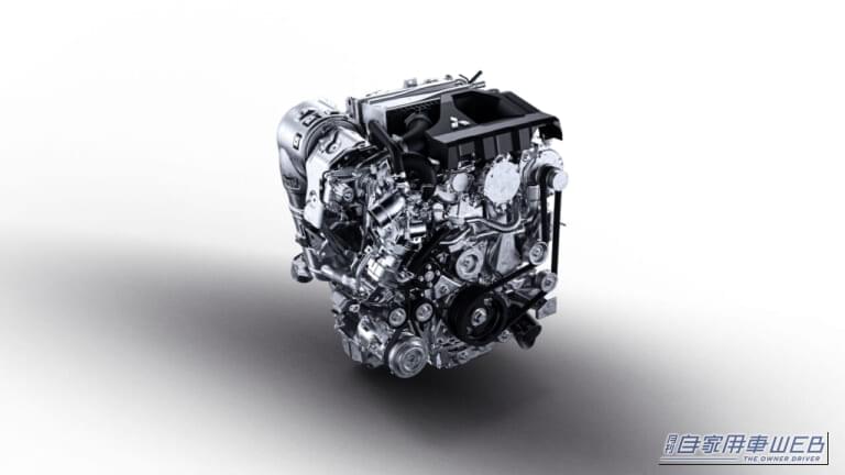 2026年9月に発表された、三菱自動車の新型パジェロに搭載されるクリーンディーゼルエンジン｜新型「パジェロ」世界初披露！クリーンディーゼル☓新開発8速AT搭載、走る・曲がる・止まるを極めた新世代クロカンとして登場