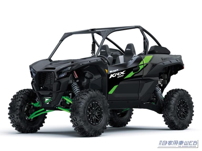 TERYX KRX 1000 (スモーキーグレー×スーパーブラック)｜3～6人乗り対応、812cc・3気筒で907kg牽引！ カワサキの“働くオフロード四輪”「MULE PRO-FXT 820」11月発売、価格は278万3000円