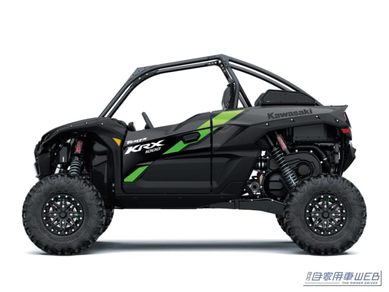 TERYX KRX 1000 (スモーキーグレー×スーパーブラック)｜3～6人乗り対応、812cc・3気筒で907kg牽引！ カワサキの“働くオフロード四輪”「MULE PRO-FXT 820」11月発売、価格は278万3000円