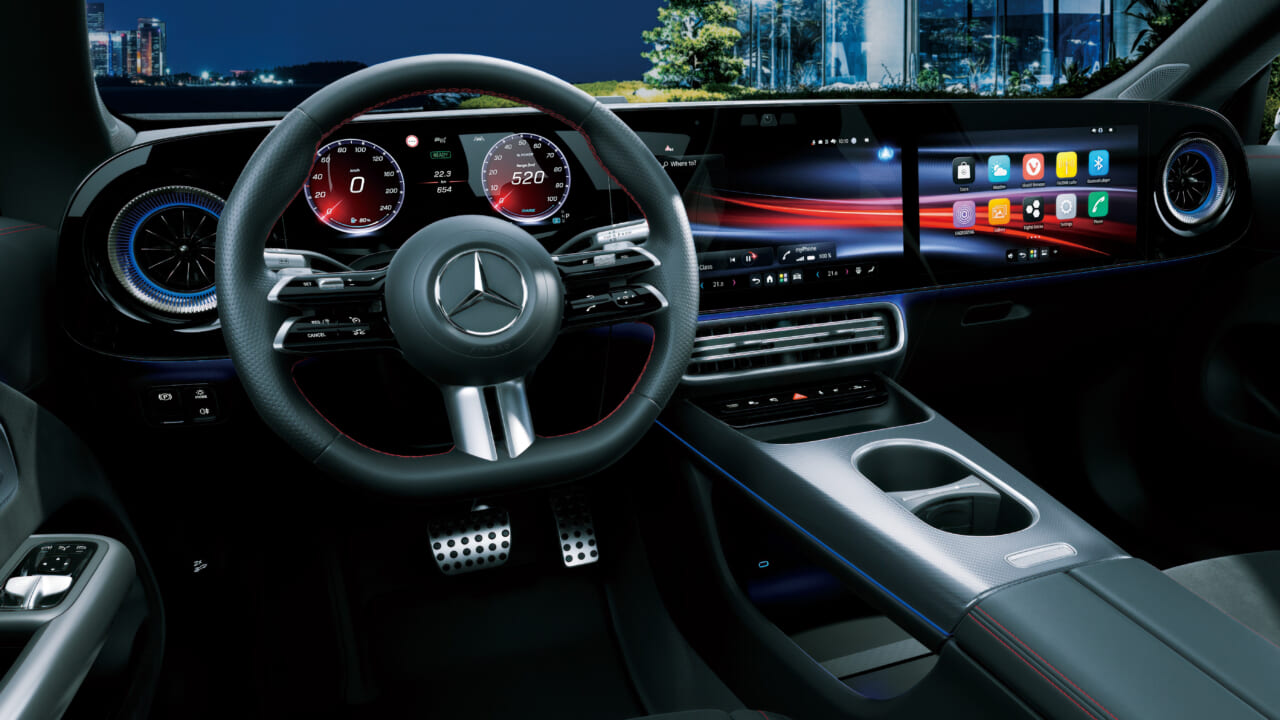 新型「CLA」のEVモデル登場！航続513km＆先進ディスプレイ標準の限定モデル「ローンチエディション」発売