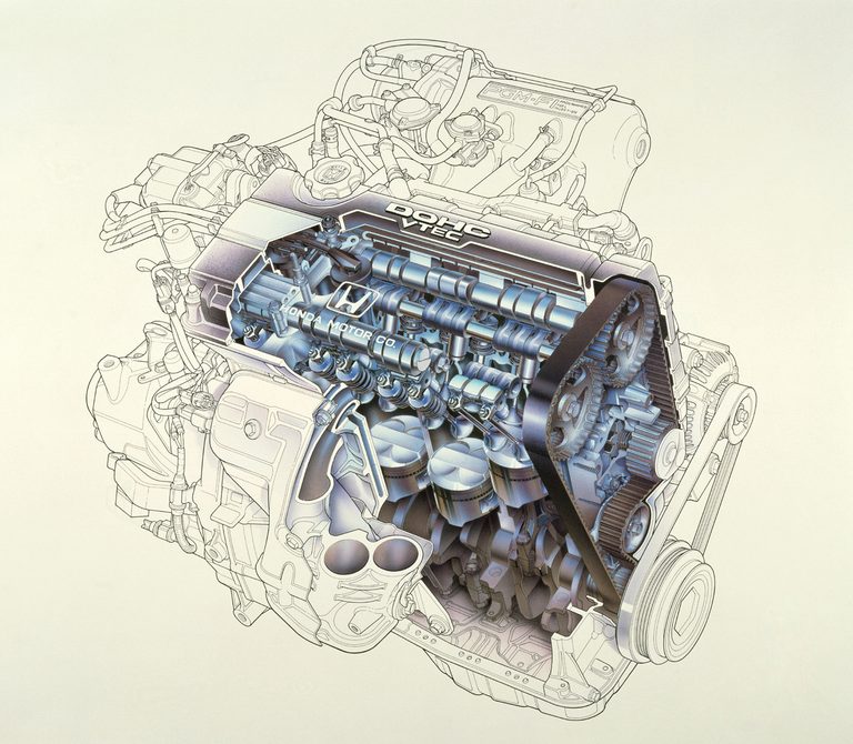２代目CR-X （エンジン）｜【名車の光と影】時代に抗う“変身”は正解だったのか？ 軽量スポーツの異端児『ホンダCR-X＆CR-Z』
